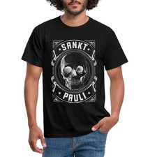 T-shirt uomo St. Pauli teschio