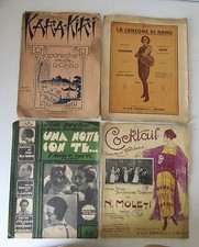 SPARTITI MUSICALI/MUSICHE/CANZONI ANNI 30/40