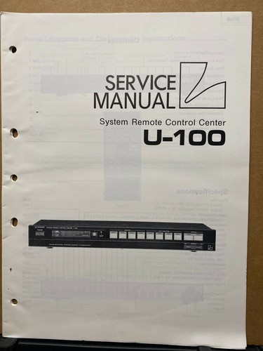 Manuale servizio originale - manuale,
