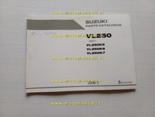 Suzuki Intruder VL 250 2006 catalogo ricambi ORIGINALE spare parts catalogue