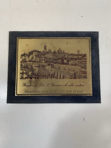 Targa ottone bergamo - targa, porta