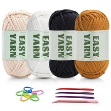 4 gomitoli di lana di ciniglia