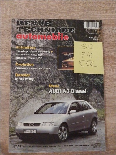 Revue technique audi 9 - a3, 1.9