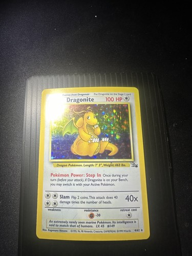 Dragonite fossil holo - dragonite,