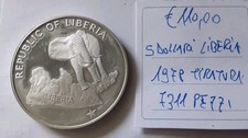 Rara moneta dollari liberia - moneta, 5