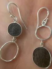 Orecchini in Argento 925 con Monete Romane Autentiche – Pezzo Unico 1/1