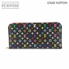 Portafoglio lungo Louis Vuitton Monogram Multicolore Insolite Noir M93754