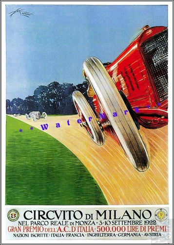 290433 circuito milano 1922 - circuito, di