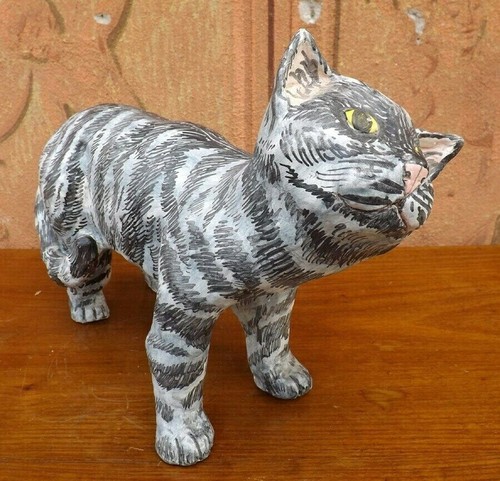 Gatto terracotta scultura - gatto,