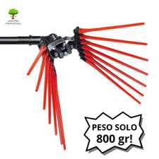 LISAM V8 EVO ABBACCHIATORE PETTINE SBATTITORE PNEUMATICO RACCOLTA OLIVE 800gr