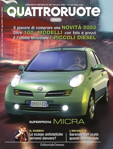 Quattroruote gennaio 2003 - quattroruote,