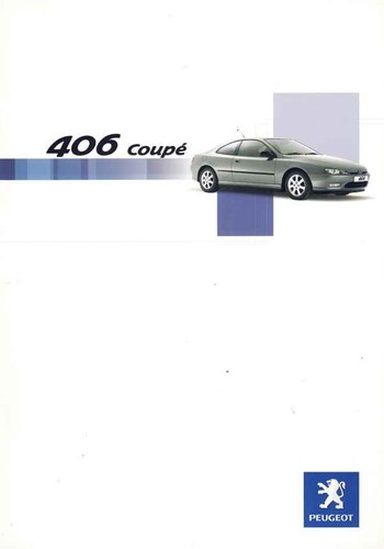 Catalogue brochure peugeot 406 - catalogue,