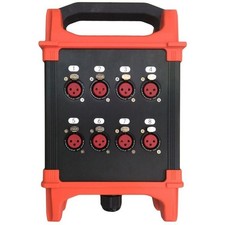 Ciabatta da Palco 8 Canali XLR - Multipresa Audio Professionale per Microfoni e