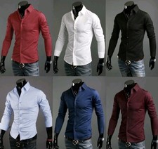 Camicie slimfit in cotone