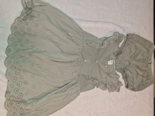 Vestito bambina 104 verde - vestito,