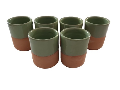 Set bicchieri ceramica - in,