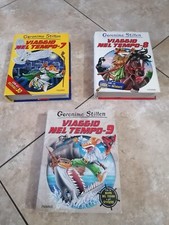 3 libri geronimo stilton viaggio nel tempo 7, Viaggio 8, Viaggio 9. Cop. Rigida