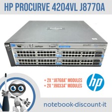 HP Procurve 4204vl Switch + 2x