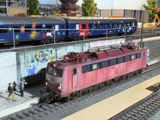 Märklin H0 37858 - locomotiva elettrica BR 150 - DB locomotiva treno merci invecchiata MHI - Mfx+, DCC, suono 