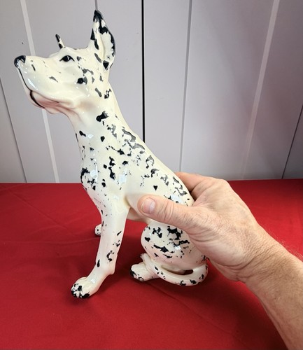 Statuina cane arlecchino