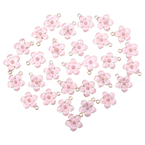 30pcs metallo lega fiore - metallo, in