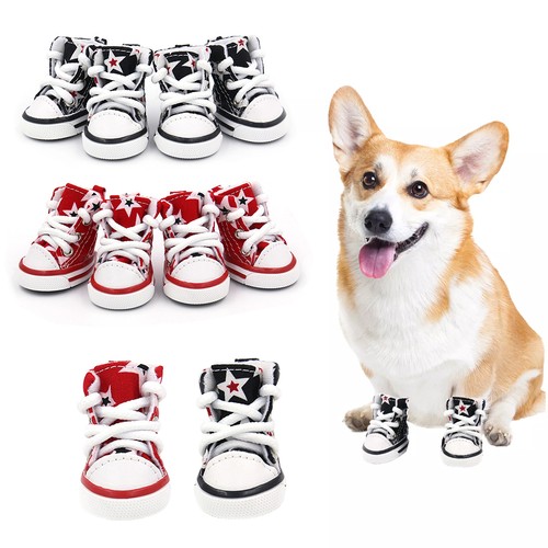 4pz scarpe tela per cani - 4pz,