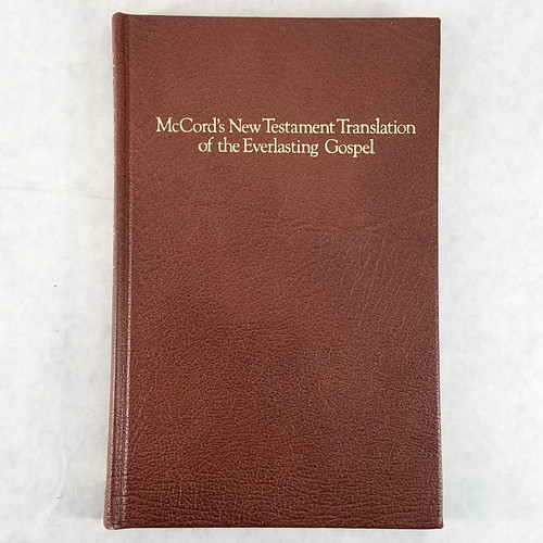 Mccord new testament - mccord's,