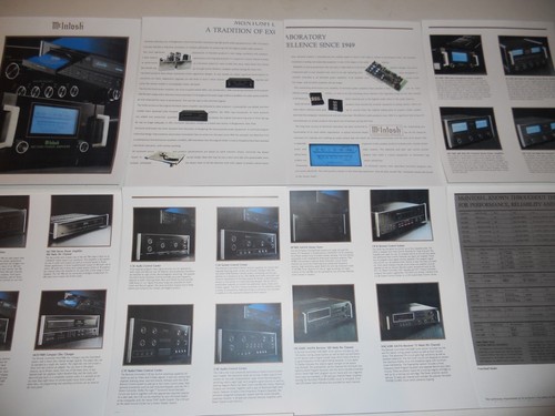 Mcintosh 1992 catalogo - mcintosh,