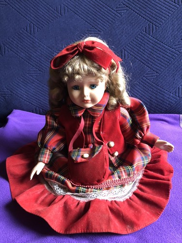 Bambola porcellana vintage - bambola,