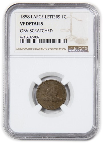 1858 ngc dettagli grandi - ngc, vf