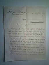 Lettera luogi ducci - "luogi,