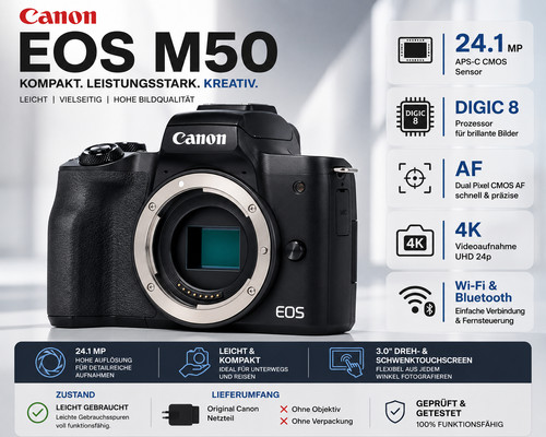 Canon eos m50 1mp - 📸,