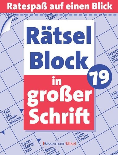 Rätselblock großer - rätselblock,