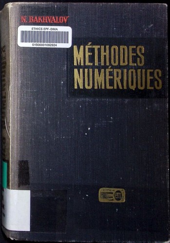Méthodes numériques analyse
