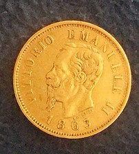 Vittorio Emanuele II, L. 10 , ORO