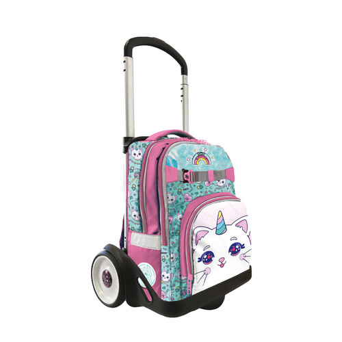 Zaino con trolley sganciabile - con,