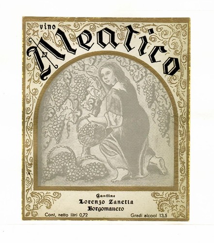 Rara etichetta vintage