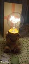 Meraviglioso  Lume Con Teddy Con Lampada  con la scritta Hone della Thun 