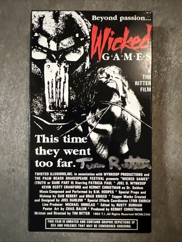 Wicked games - (vhs,, 1994)