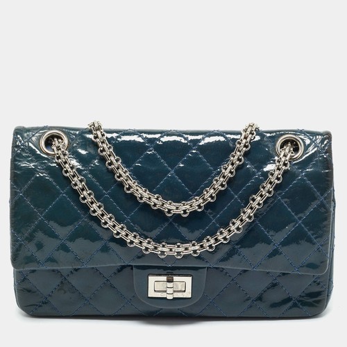 Borsa chanel blu - borsa, trapuntata