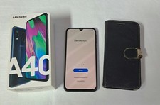 Samsung Galaxy A40 Black – Funzionante - Difetto Lettura Scheda SIM – Con Cover 