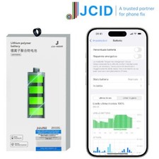 BATTERIA POTENZIATA DIAGNOSTICABILE per APPLE iPhone 12 -13-14 pro plus mini max