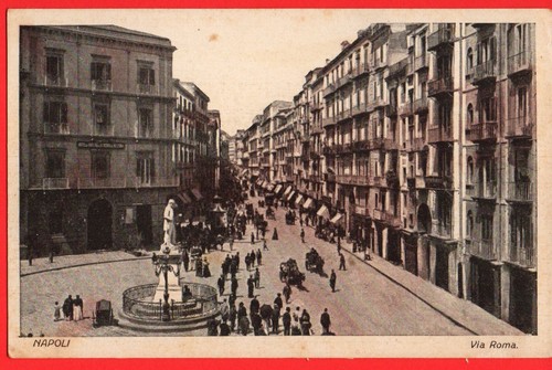 Cartolina napoli antica - napoli,