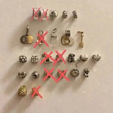 Pandora silver charm - silver,