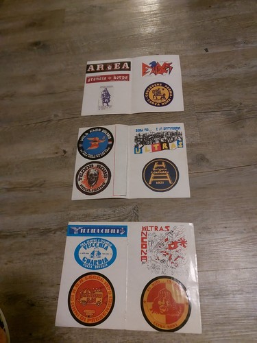 Lotto fogli adesivi - fogli, ultras