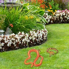 2 pezzi statua serpente