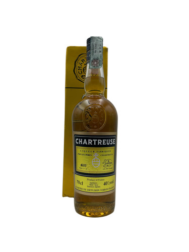 Chartreuse jaune liqueur - jaune,