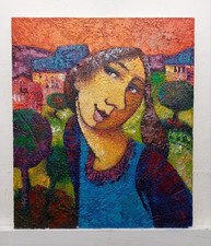 Quadro dipinto paesaggio - quadro,