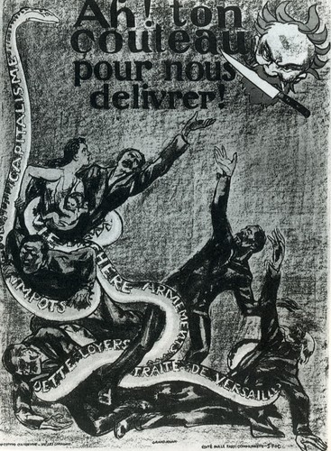 1924 grandjouan ton - ah, couteau