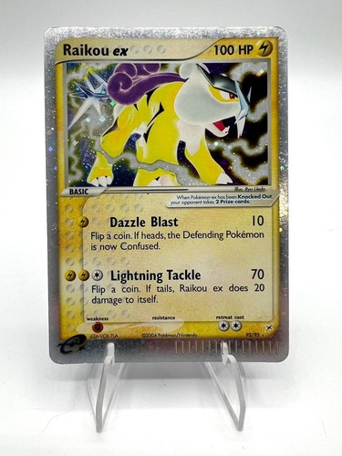 Carta pokemon raikou 95 - raikou, 92/95